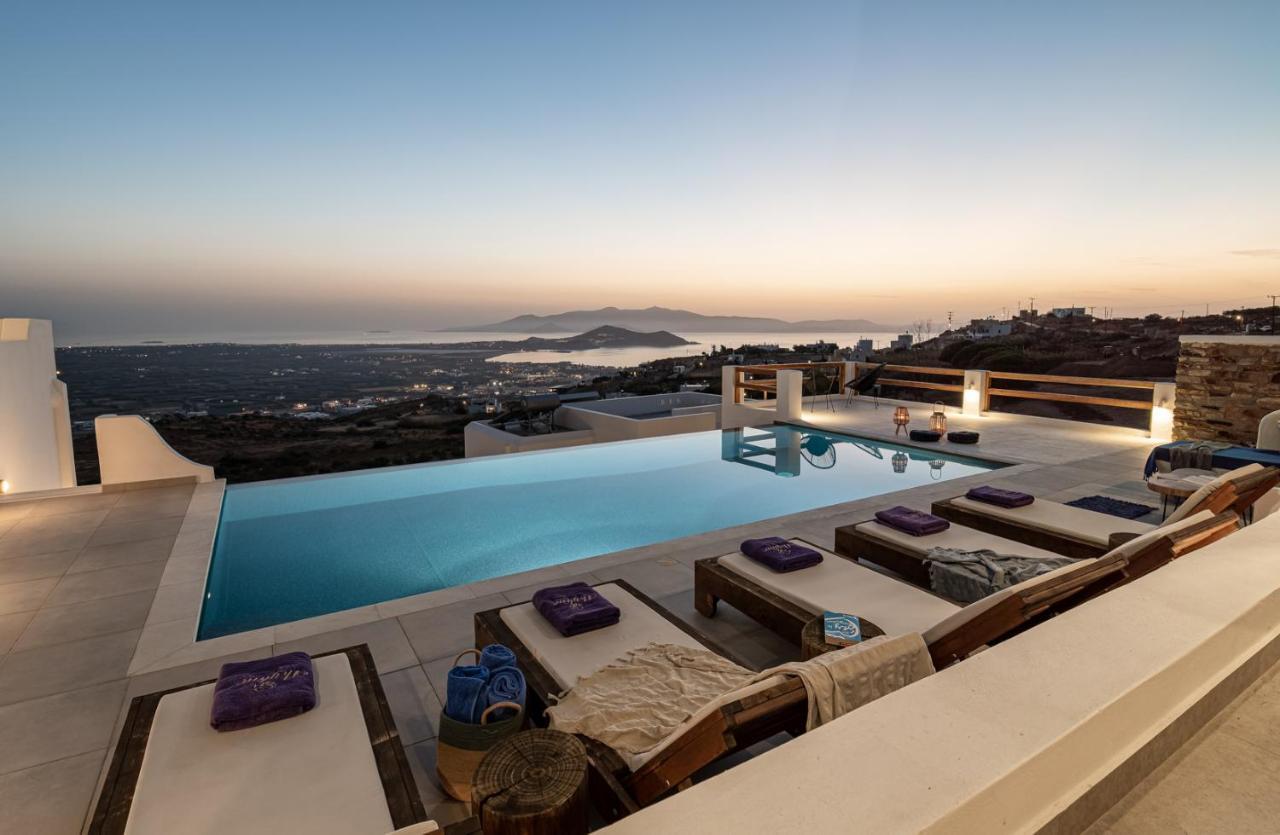 Agkidia Naxos Skyline Deluxe Villas מראה חיצוני תמונה