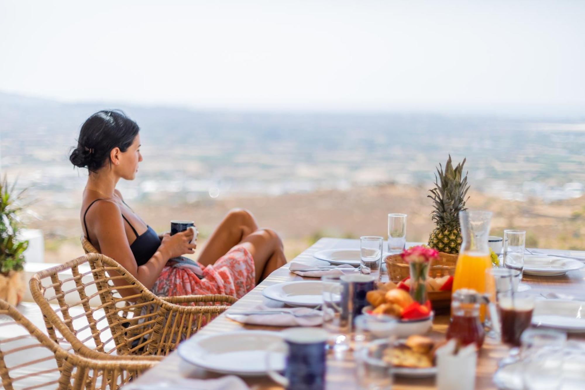 Agkidia Naxos Skyline Deluxe Villas מראה חיצוני תמונה